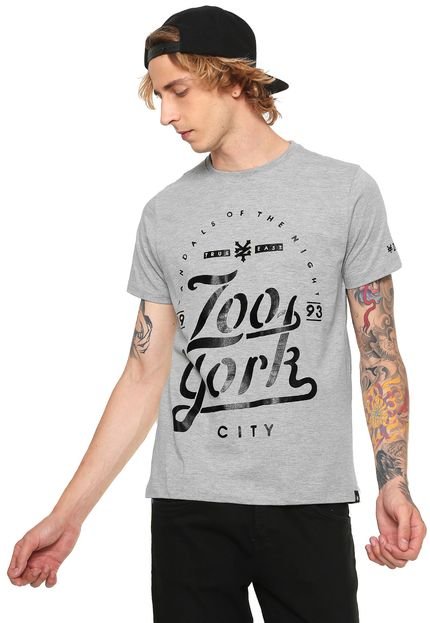Camiseta Zoo York Vandals Night Cinza - Marca Zoo York
