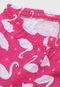 Pijama Kyly Longo Infantil Full Print Cinza/Rosa - Marca Kyly