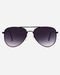 Óculos De Sol  Aviador Armação Metal Lente Proteção Uv400 Degradê - Marca Palas Eyewear