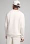 Blusa de Moletom Flanelada Fechada adidas Originals Essentials Crew Off-White - Marca adidas Originals