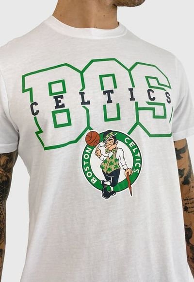 Polera NBA Boston Celtics Blanco Calce Regular - Compra Ahora | Dafiti Chile