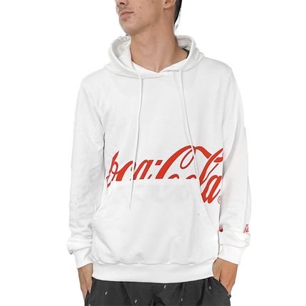 Blusão Moletom com Capuz Coca Cola Off Shell Masculino - Marca Coca Cola