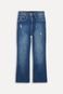 Calça Jeans Cropped Straight Higth Reversa Azul - Marca Reversa