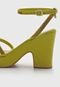 Sandália Dafiti Shoes Strass Verde - Marca DAFITI SHOES