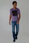 Camiseta Calvin Klein Jeans Square Roxa - Marca Calvin Klein Jeans