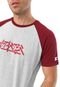 Camiseta Starter Raglan Cinza/Vinho - Marca S Starter