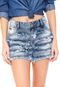 Short Jeans My Favorite Thing(s) Reto Recortes Azul - Marca My Favorite Things