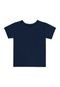 Conjunto para Bebê com Camiseta e Bermuda Quimby Azul Marinho - Marca Quimby