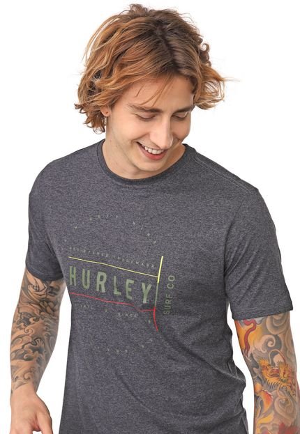 Camiseta Hurley Inbox Grafite - Marca Hurley