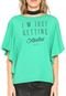 Camiseta Colcci Estampada Verde - Marca Colcci