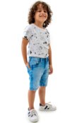 Bermuda Infantil Masculina Jeans Tradicional Clara - Marca Quase Anjo