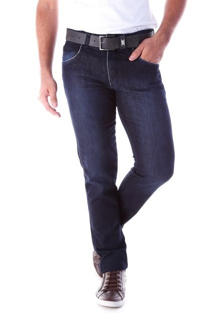 Calça Jeans Skinny Estonada 5 Bolsos Blue Black Traymon 2131 - Marca Traymon