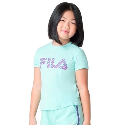 Camiseta Fila Letter Slim Infantil - Marca Fila