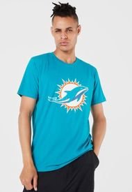 Camiseta Turquesa-Blanco-Naranja NFL Miami Dolphins