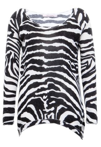 Suéter Shoulder Print Zebra
