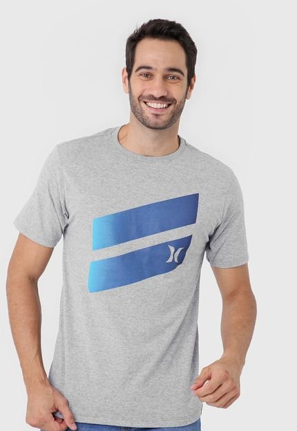 Camiseta Hurley Icon Shash Gradient Cinza - Marca Hurley