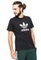 Camiseta adidas Originals Trefoil Preta - Marca adidas Originals