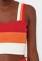 Regata Cropped Tricot Dress to Tricolor Vermelha - Marca Dress to