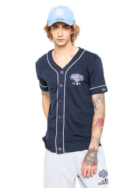 Camisa New Era Reta Core Yankees Azul - Marca New Era