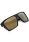 Óculos de Sol HB Split Carvin Preto/Dourado - Marca HB