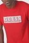 Camiseta Guess Logo Vermelha - Marca Guess