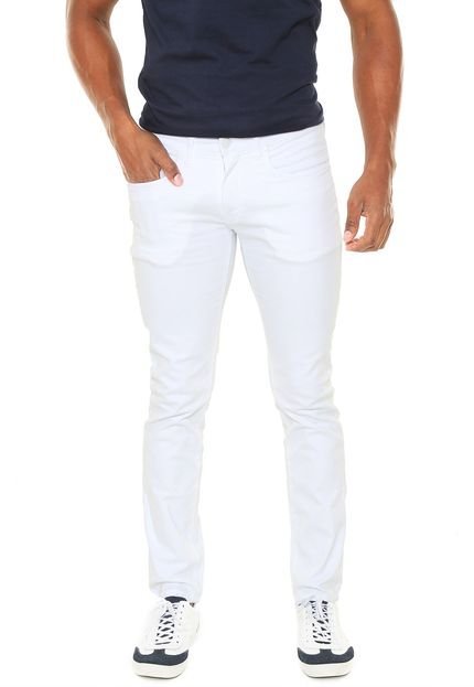 Calça Sarja Calvin Klein Jeans Skinny Color Branca - Marca Calvin Klein Jeans