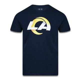 Camiseta New Era Regular Los Angeles Rams Marinho