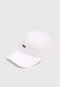 Boné Aberto Lacoste Logo Bordado Aba Curva Branco - Marca Lacoste