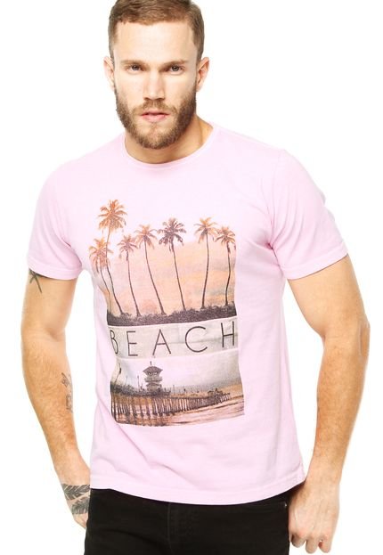 Camiseta FiveBlu Beach Rosa - Marca FiveBlu