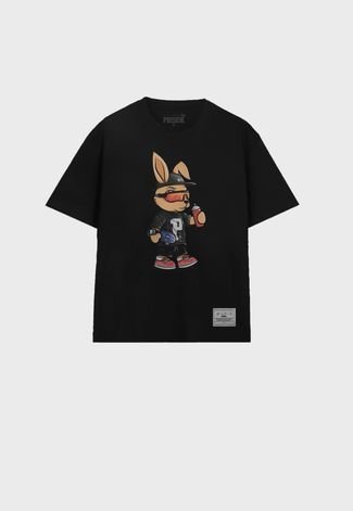 Camiseta Infantil Prison Rabbit Black