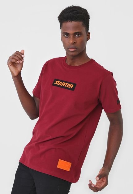 Camiseta S Starter Block Vinho - Marca S Starter