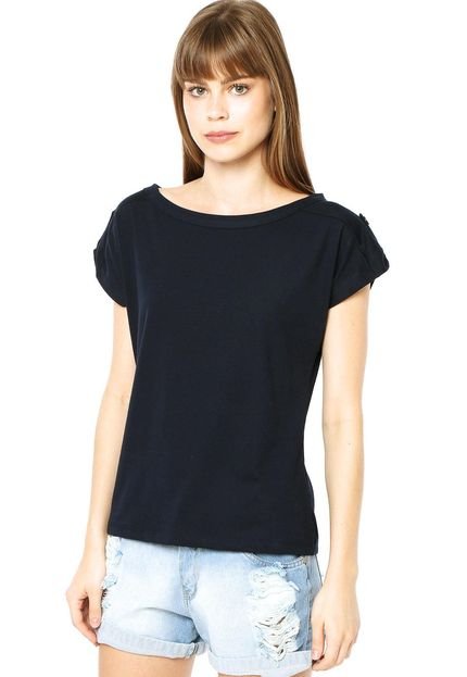 Blusa Anna Flynn Botton Azul - Marca Anna Flynn