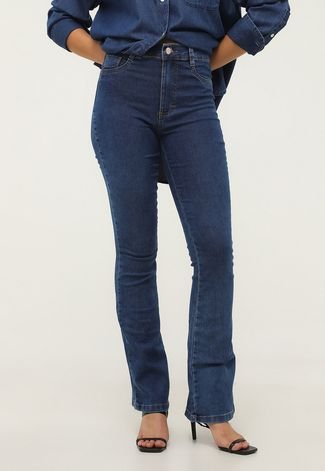 Calça Jeans Sawary Bootcut Lisa Azul