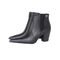 Bota Feminina Chelsea Cano Curto Couro Salto 6 CM Preto Spinelli - Marca Spinelli