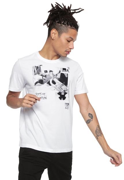 Camiseta Cavalera Basquiat Branca - Marca Cavalera