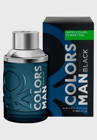 Perfume 60ml Colors Black Man Eau de Toilette Benetton Masculino