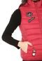Colete Puffer Facinelli by MOONCITY Patchs Vermelho - Marca Facinelli