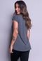 Blusa Serra e Mar Modas Fitness Marcella Academia Treino Fit Chumbo - Marca SERRA E MAR MODAS