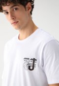 Camiseta John John Reta Logo Branca - Marca John John