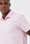 Camisa Forum Slim Logo Rosa - Marca Forum