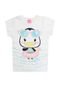 Camiseta Kamylus Infantil Pinguim Branca - Marca Kamylus