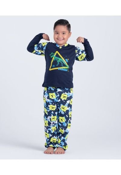 Pijama Ni o Estampada Color Azul Oscuro Manpotsherd Ref PNL