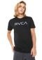 Camiseta RVCA Floral Preta - Marca RVCA