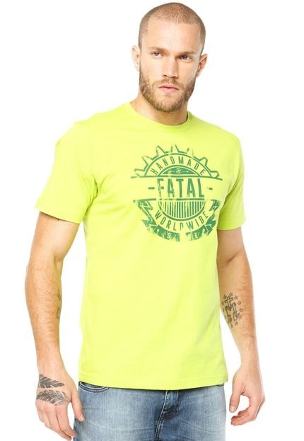 Camiseta Fatal Worldwide Verde - Marca Fatal Surf