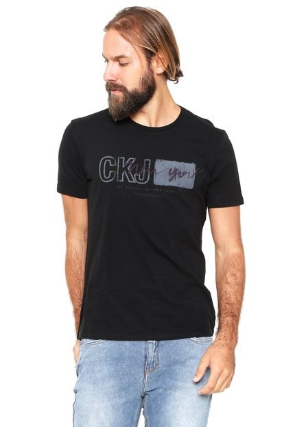 Camiseta Calvin Klein Jeans CKJ New York Preta - Marca Calvin Klein Jeans