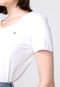 Camiseta Tommy Hilfiger Bordado Branca - Marca Tommy Hilfiger