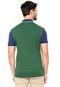 Camisa Polo Lacoste Slim Azul/Verde - Marca Lacoste
