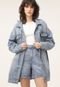 Jaqueta Jeans Forever 21 Oversized Azul - Marca Forever 21