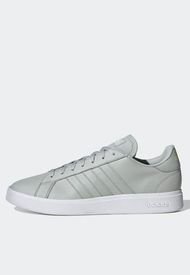 Tenis Lifestyle Verde Grisáceo-Lima-Blanco adidas Performance Grand Court TD