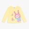 Conjunto Pijama Infantil Menina com Estampa de Bichinho Kyly Amarelo - Marca Kyly